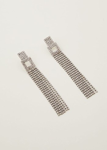 Phase Eight Sparkle Long Jewellery Silver Australia | PG8019564